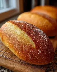 A delicious plate of Amazing french bread in under 2 hours