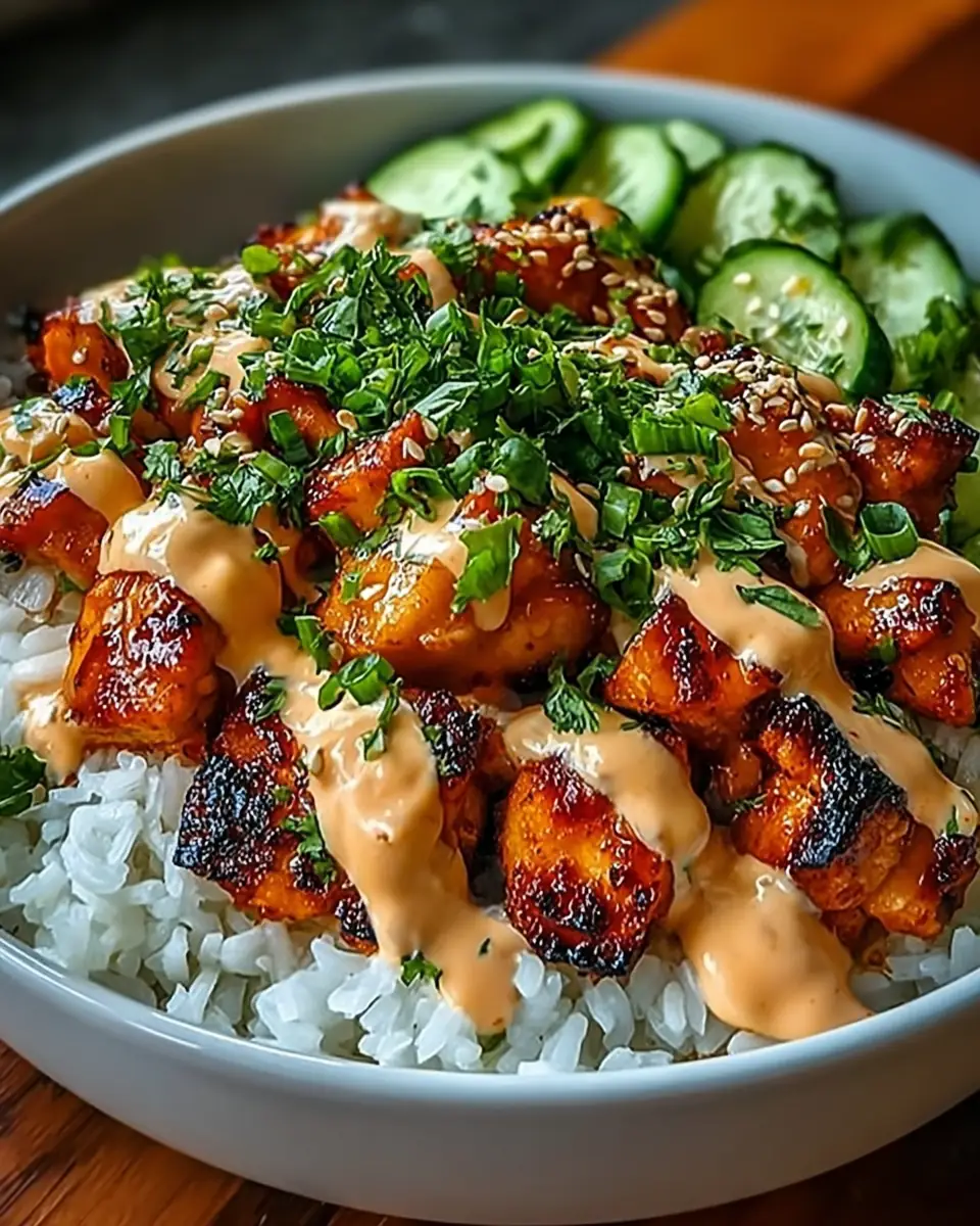 A delicious plate of Bang Bang Chicken Bowl: An Incredible Ultimate Recipe for 2023