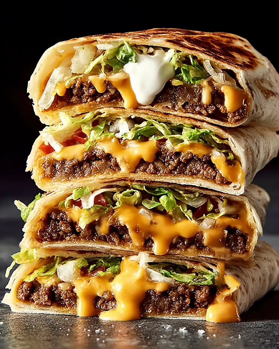 A delicious plate of Big Mac Crunchwrap: A Fun Twist on Fast Food Favorites