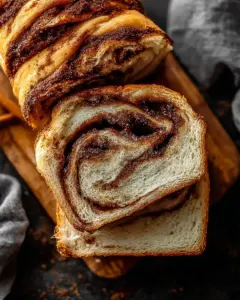 A delicious plate of Cinnamon Swirl Bread [120 Minutes]