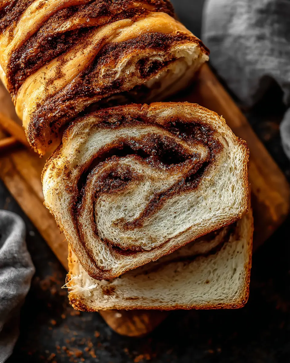 A delicious plate of Cinnamon Swirl Bread [120 Minutes]