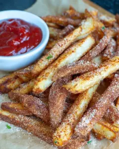 A delicious plate of Copycat Wingstop Fries