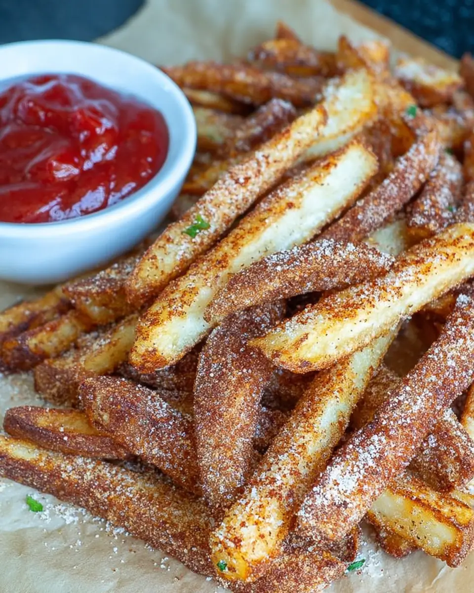 A delicious plate of Copycat Wingstop Fries