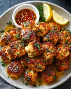 A delicious plate of Cowboy Butter Chicken Bites: Bold, Buttery, and Finger-Licking Good