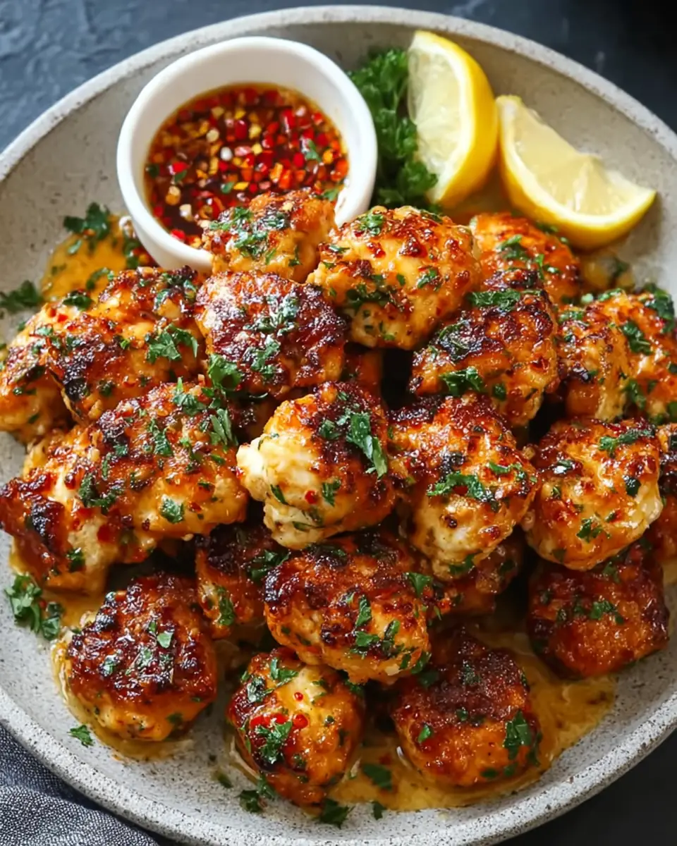 A delicious plate of Cowboy Butter Chicken Bites: Bold, Buttery, and Finger-Licking Good
