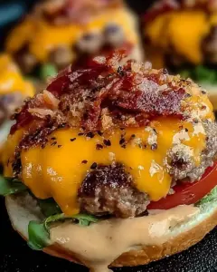 A delicious plate of Crack Burgers: Your New Go-To Burger Recipe