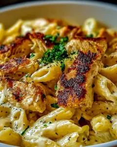 A delicious plate of Crack Chicken Penne