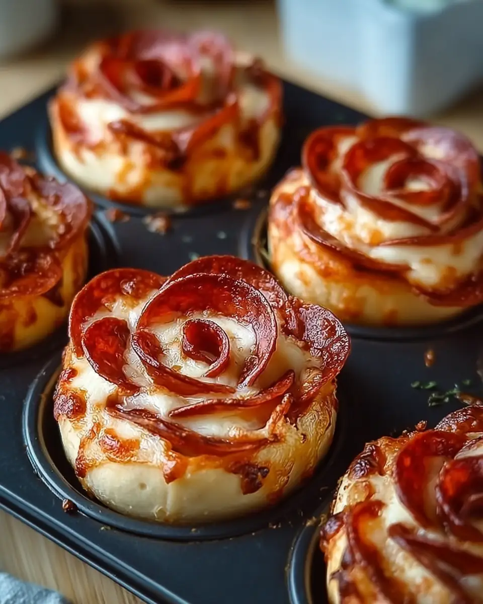 A delicious plate of Easy Pizza Roses for Valentine’s Day: A Fun and Delicious Way to Celebrate Love