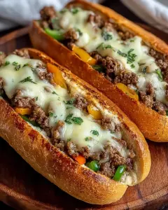 A delicious plate of Ground Beef Philly Cheesesteaks: An Incredible Ultimate Recipe That Will Change Your Game