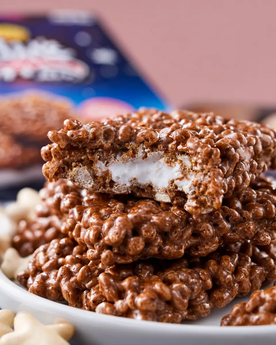 A delicious plate of Little Debbie Star Crunch