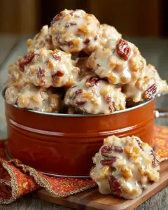 A delicious plate of Pecan Crunch Glazed Bites: The Never-Crumble Recipe!