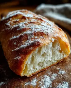 A delicious plate of Rustic French Bread Loaf
