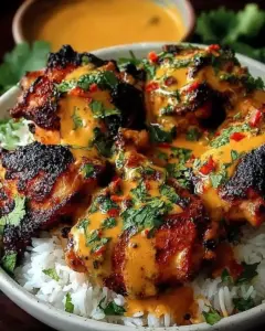 A delicious plate of Spicy Brazilian Coconut Chicken: An Incredible Ultimate Recipe to Savor