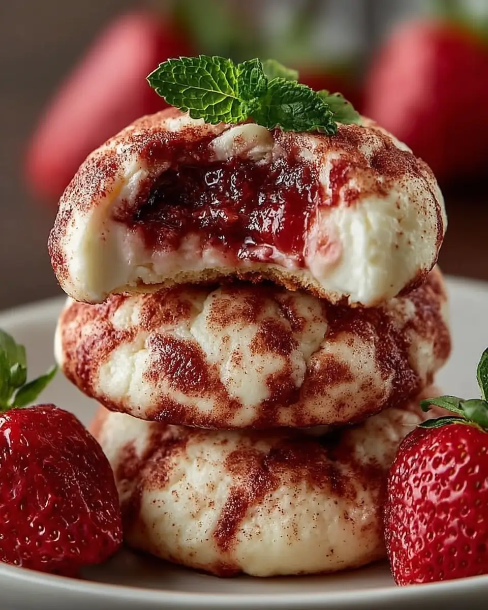 A delicious plate of Strawberry Cheesecake Cookies: The Ultimate Recipe & Baking Guide