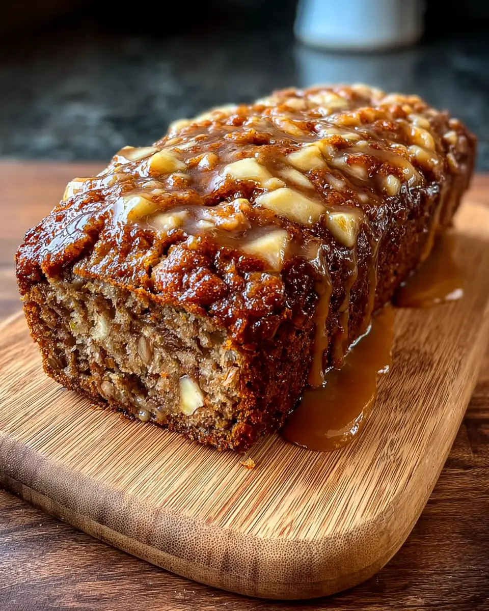 A delicious plate of Apple Cinnamon Breakfast Loaf