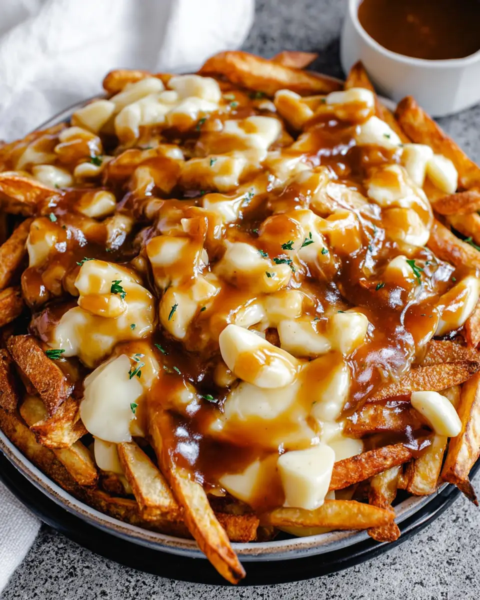A delicious plate of Authentic Canadian Poutine Recipe