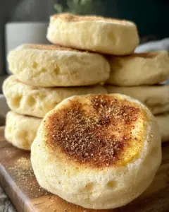 A delicious plate of Buttermilk English Muffins