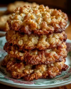 A delicious plate of Cottage Cheese Peanut Butter Oat Cookies