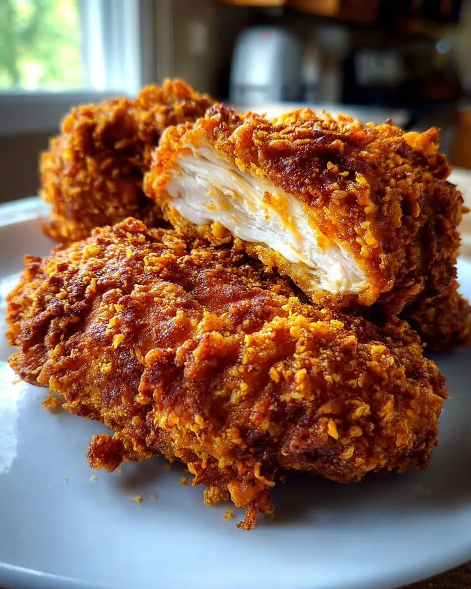 A delicious plate of Crispy Southern Fried Chicken: Grandma’s Irresistible 3-Step Secret