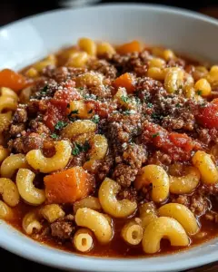 A delicious plate of Crockpot Goulash