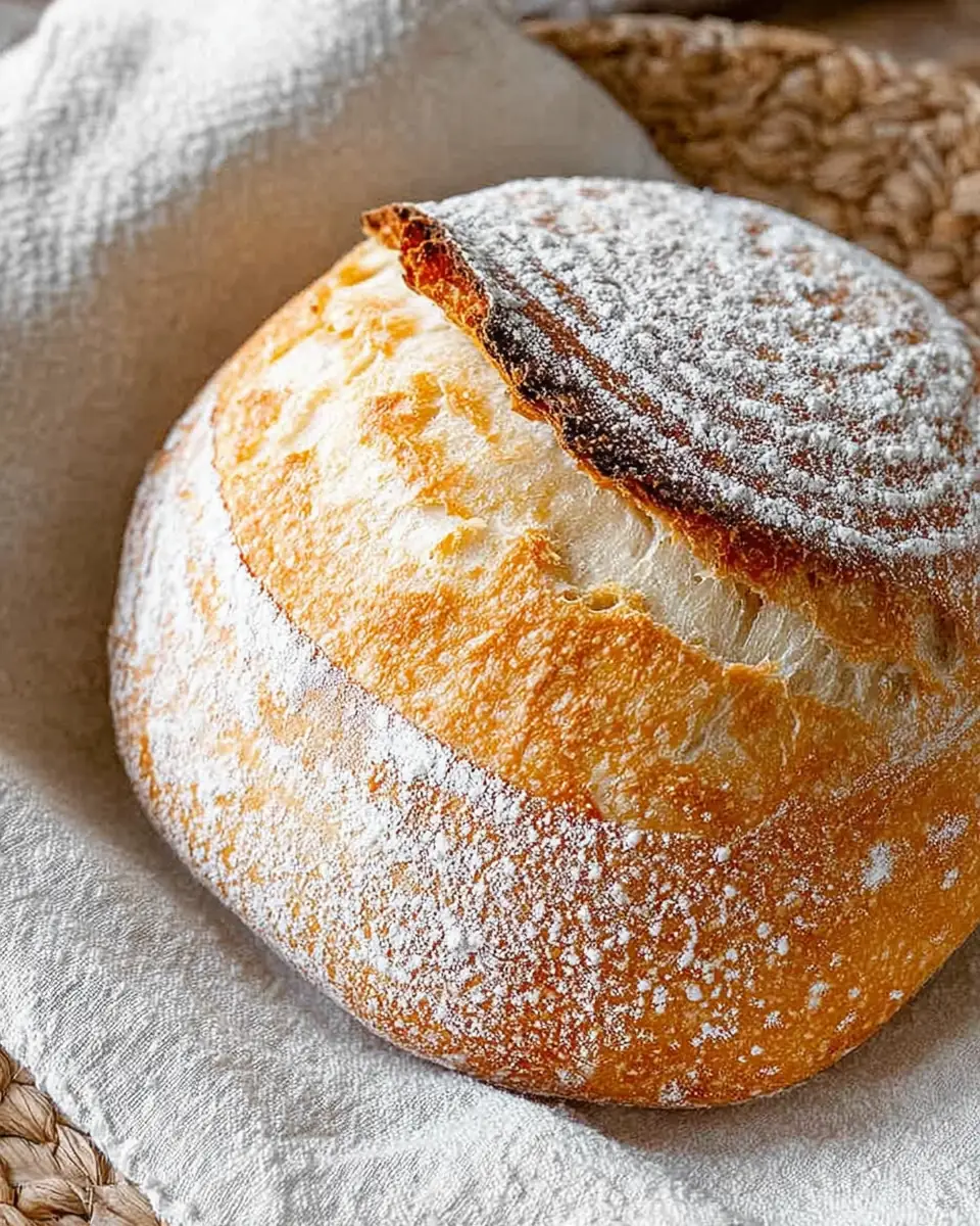 A delicious plate of Easy Beginner Sourdough Bread