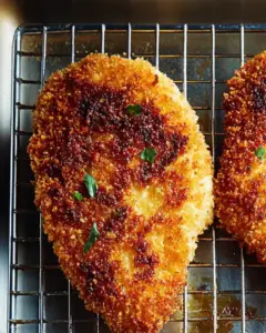 A delicious plate of Easy Breaded Chicken Breasts