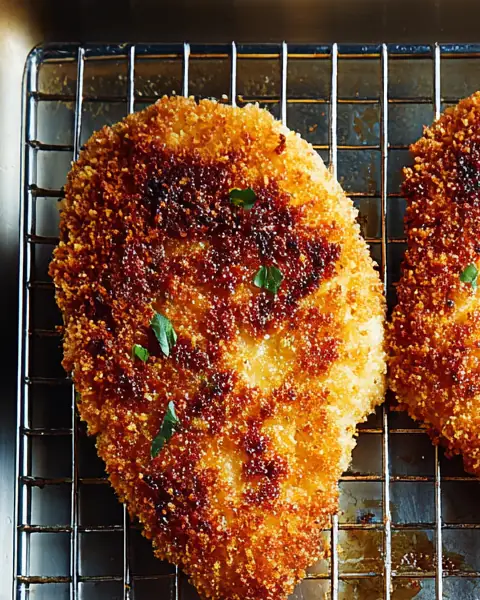 A delicious plate of Easy Breaded Chicken Breasts
