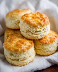 A delicious plate of Easy Homemade Biscuits