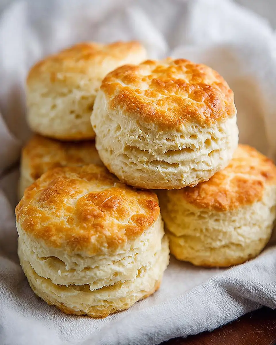 A delicious plate of Easy Homemade Biscuits