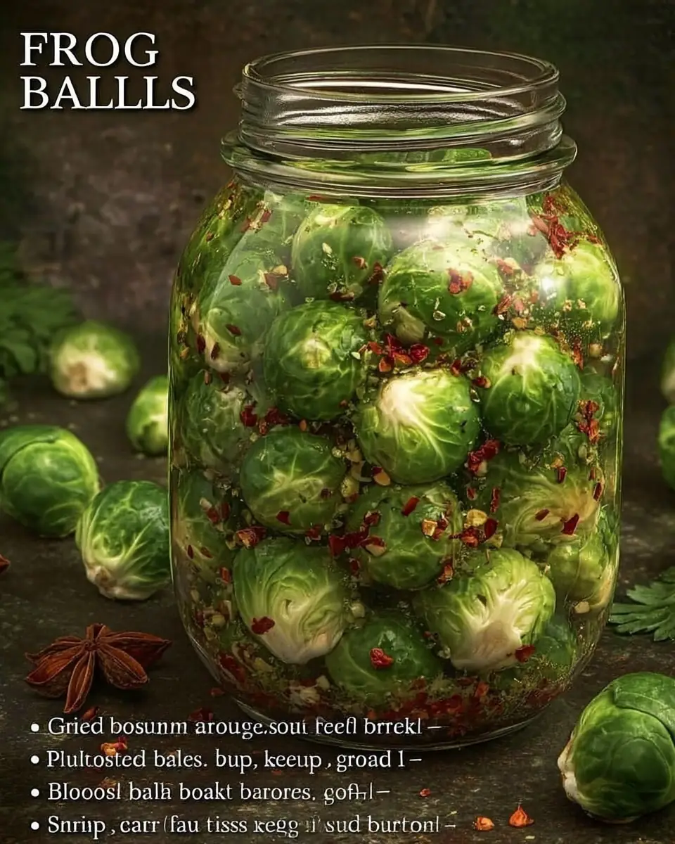 A delicious plate of Frog Balls