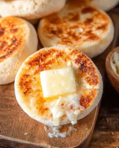 A delicious plate of Homemade English Muffin Recipe