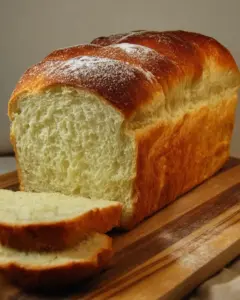 A delicious plate of Homemade Sandwich Bread