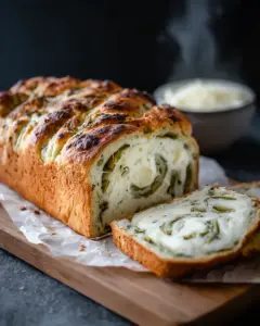 A delicious plate of Italian Herb and Cheese Bread
