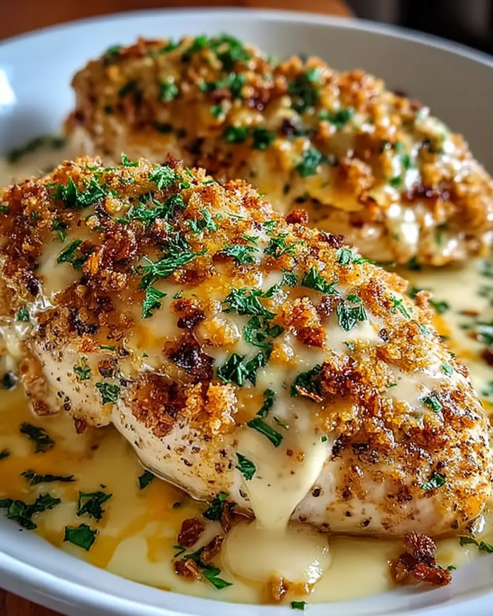 A delicious plate of Melt in your Mouth Chicken Bake