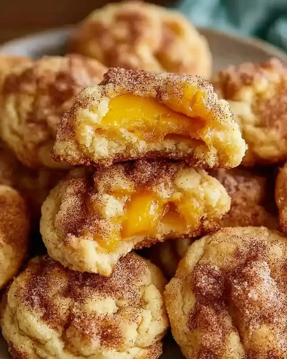 A delicious plate of Peach Cobbler Cookies: Easy Recipe for Sweet Treats