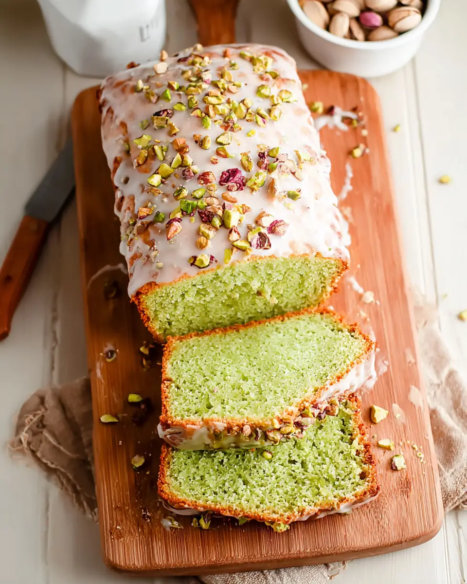 A delicious plate of Pistachio Bread