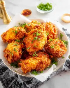 A delicious plate of Buttermilk Fried Chicken