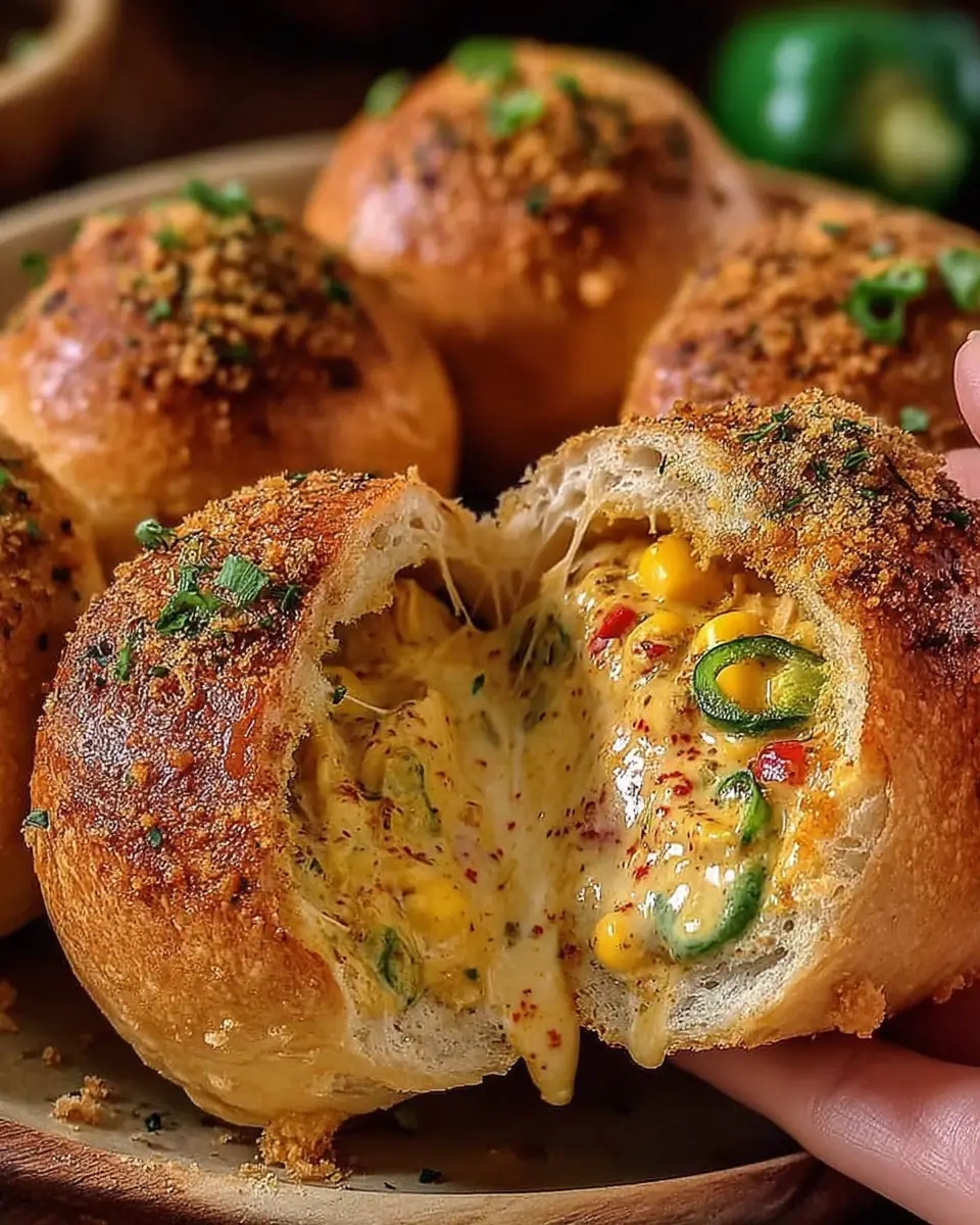 A delicious plate of Creamy Chicken Curry Stuffed Rolls